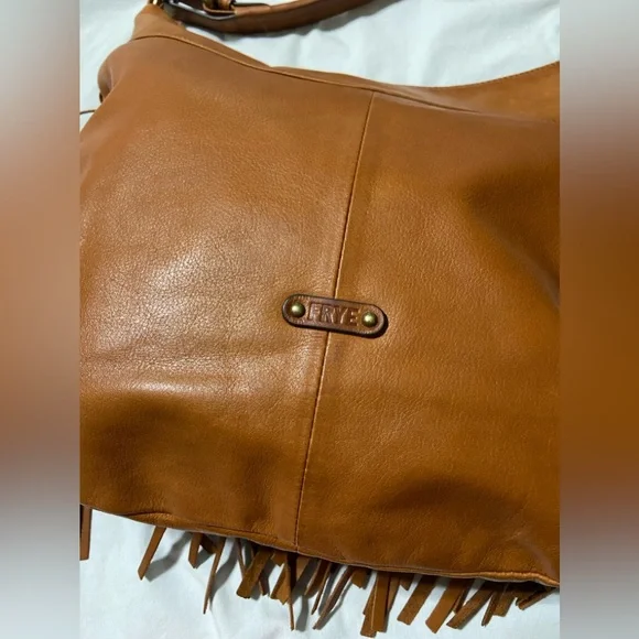 Like new Frye Whiskey Heidi Fringe Hobo slouchy Bag - Picture 13 of 15